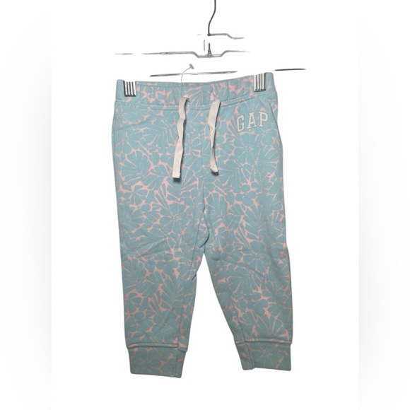Baby Gap New Floral Pink Blue Joggers Size 12-18 Months - Picture 2 of 7